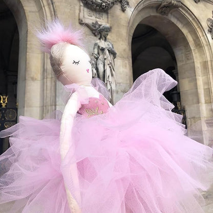 Mon Ami Swan Princess Ballerina Doll - 22", Soft Elegant Plush Doll for Little Girls