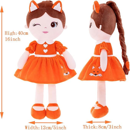Lazada Soft Baby Doll Plush Girl Toys Fox Girls 16"…