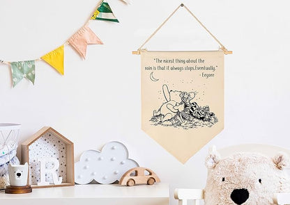 Winie Nursery Flag the Pooh,Nursery Wall Decor