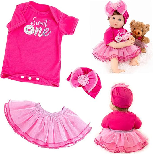Aori Reborn Baby Doll Clothes - Outfit Accessories Set 20-24 inch