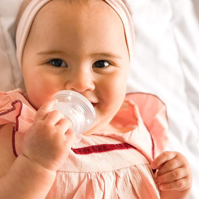 Freezable Pacifier for Teething | BPA Free Medical Grade Silicone 0-9 Months