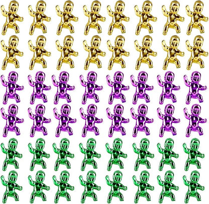 1.2inch Mini Metallic Tiny Babies, Colorful Tiny Baby Dolls King (24 Pcs)