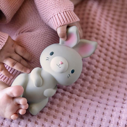 Ingenuity Sylvi Natural Rubber Teether 5.75" Toy, BPA Free 3+ Months,