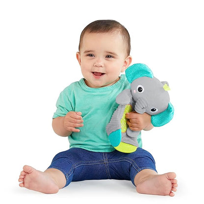 Bright Starts Snuggle & Teethe BPA-free Crinkle Teething Plush Baby