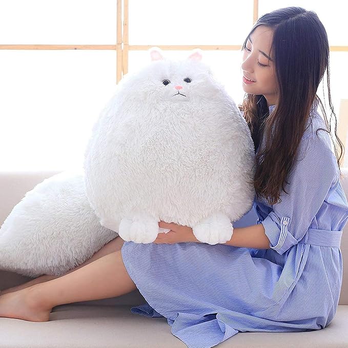 Winsterch Giant Cat Stuffed Animal,Big Stuffed Animal 20 Inches Plush Cat Animal Baby Doll Birthday Mother's Day Christmas Day Gifts for Kids