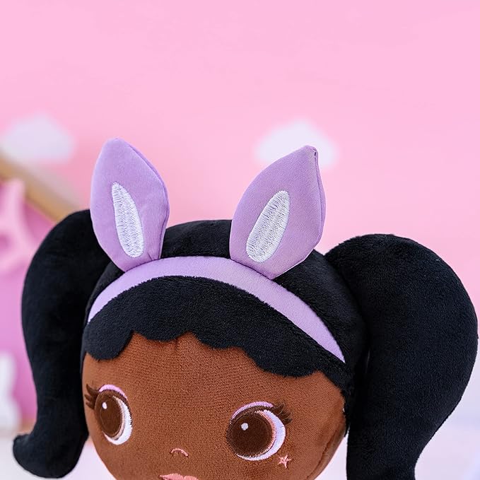 Lazada Soft Baby Doll Girl Gifts Plush African Dolls Girl 16"
