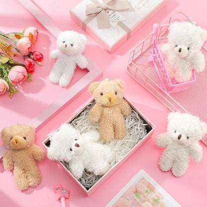 Skylety 24 Pcs Mini Bears 4.7 Inch Tiny Doll Bulk