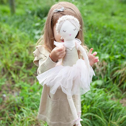 MON AMI Ballerina Stuffed Doll - 22”, Plush Ballerina Doll for Girls