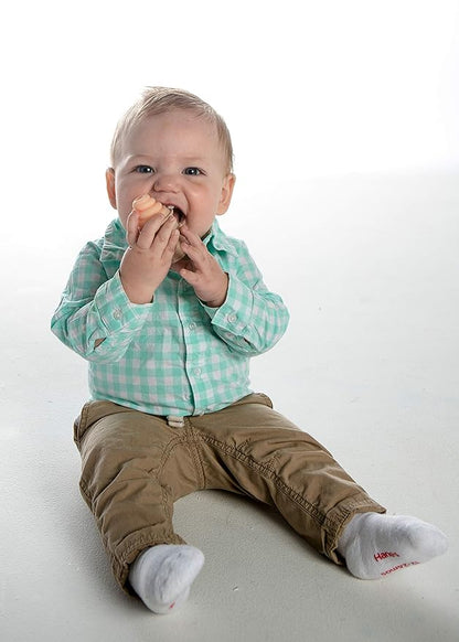 SweeTooth Ice Cream Cone Shaped Baby Teether - Adorable Orange