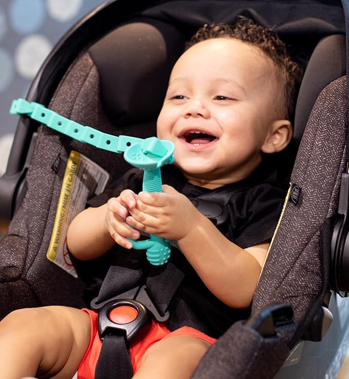 Busy Baby Toy Bungee - Dishwasher Safe Toy Strap 100% Food-Grade