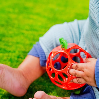 Bright Starts Oball Easy Grasp Red Apple Teether Toy, Hold My Own Collection