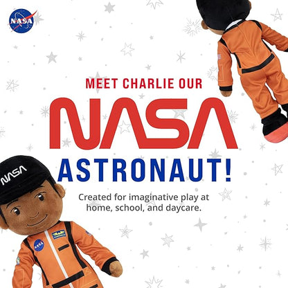 Playtime by Eimmie 14”Charlie NASA Doll - Soft Baby Doll 2 Year