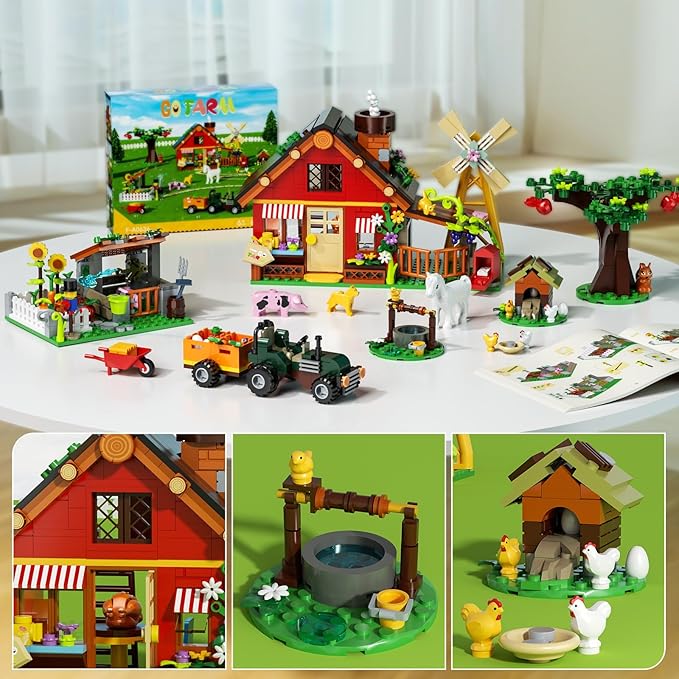 Farm House Building Set, Farmhouse Building Set 6+ Party