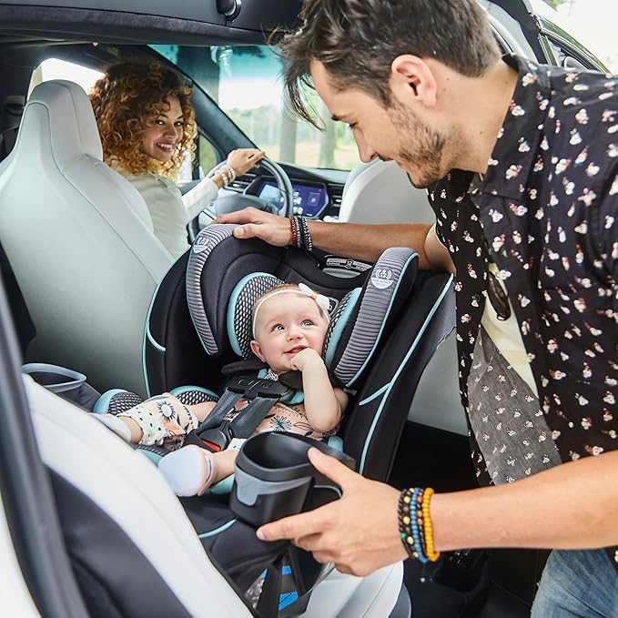 Evenflo EveryFit 3-in-1/All4One Convertible Car Seat (Winston Gray)