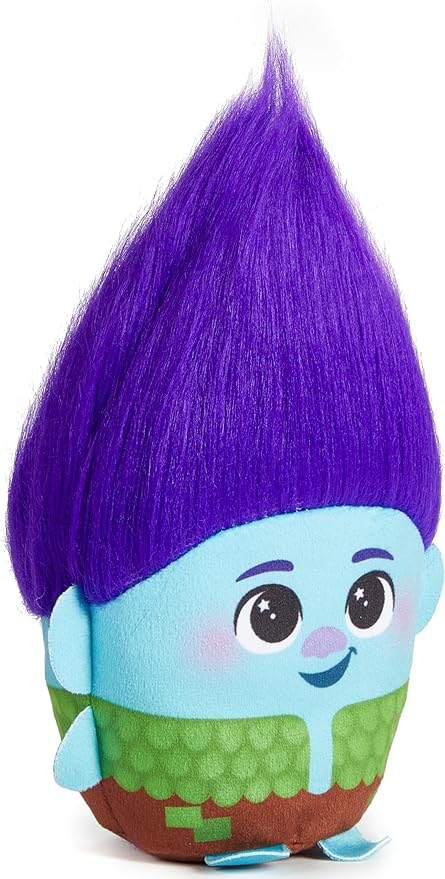 Mattel DreamWorks Trolls Band Together Hairmony Mixers Branch Plush Toy with Sound, 6-inch Soft Doll Inspired by the Movie