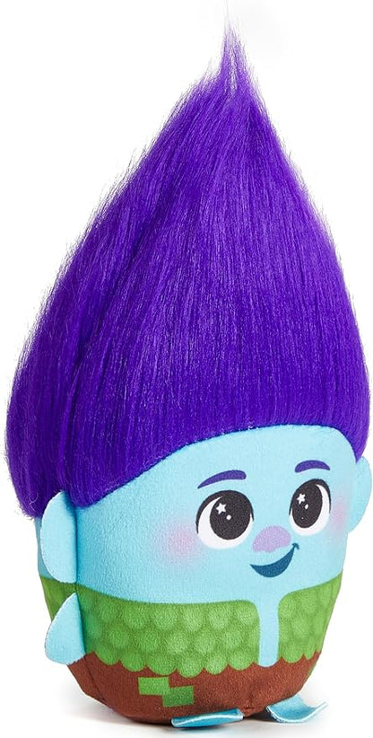 Mattel DreamWorks Trolls Band Together Hairmony Mixers Branch Plush Toy with Sound, 6-inch Soft Doll Inspired by the Movie