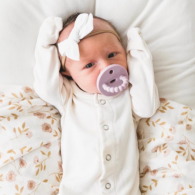 Ryan & Rose Cutie PAT Pacifier Teether (Starter Kit, Blossom)