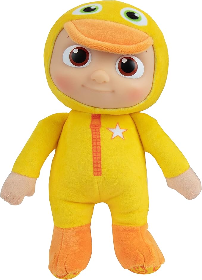 CoComelon 8-Inch JJ Puppy & Duck Plush 2-Pack - Officially Licensed Soft & Squishy Stuffed Animal Doll Toys 1-3 - 2