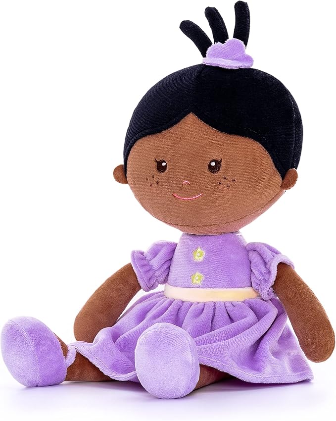 Onetoo First Baby Doll Plush Rag Doll Sleeping Cuddle Buddy 14"（Milly Series）