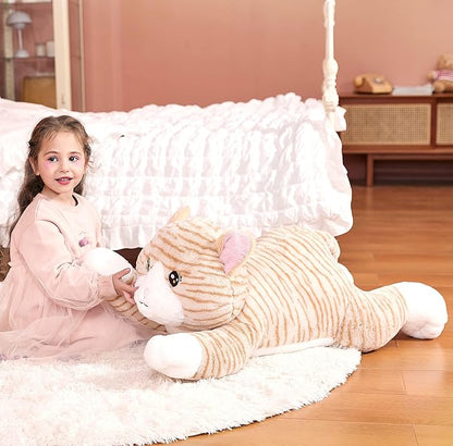 IKASA Large Cat Stuffed Animal Plush Toy,Giant Kitten Cute Jumbo Soft Toys (30 inches,