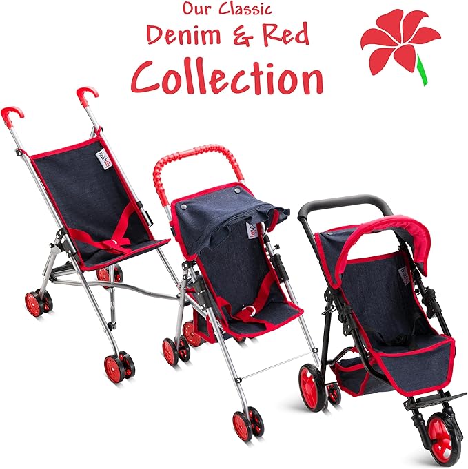 Baby Doll Stroller for Toddlers 3 Years and up, Foldable