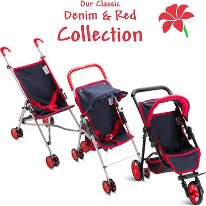 Baby Doll Stroller for Toddlers 3 Years and up, Foldable
