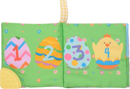 Magic Years 5 inch Soft, Crinkle Activity Book with Teether and Travel Strap for Baby