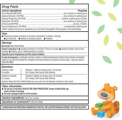Hyland's Baby Day & Night Bundle, Soothing Tablets with Chamomilla 250 Count