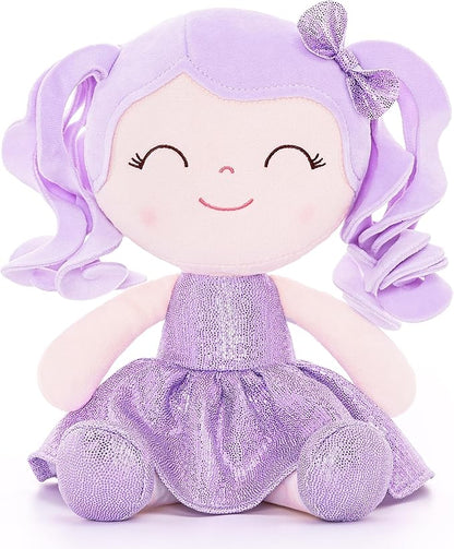 Gloveleya Baby Dolls Soft Snuggly Doll First Baby Girl Gifts 12inches Pearlescent