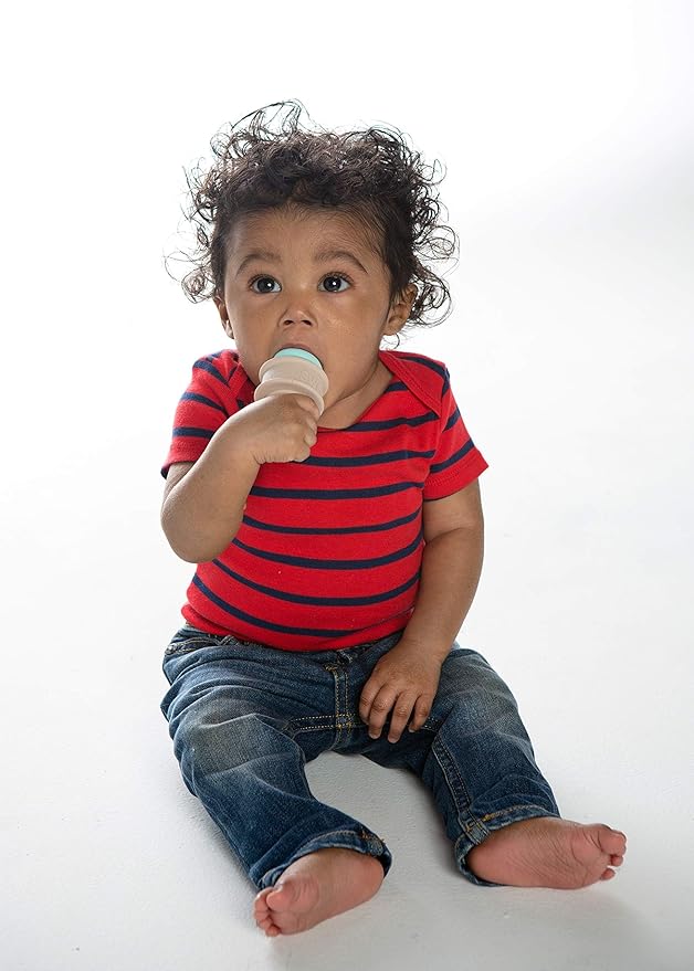 SweeTooth Ice Cream Cone Shaped Baby Teether - Magical Mint