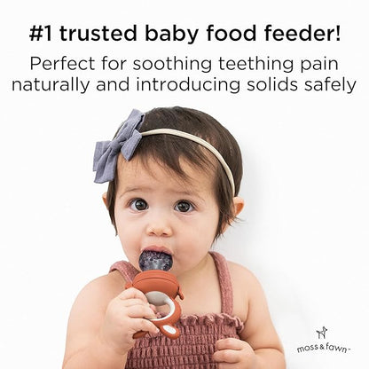 Forage Feeder, Soothing Silicone Frozen Baby Food Teething Toy