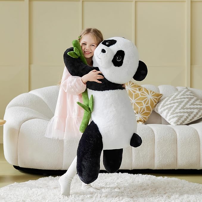 IKASA Giant Panda Stuffed Animal Plush Toy,Big Large Jumbo Soft Toys 30" Huge