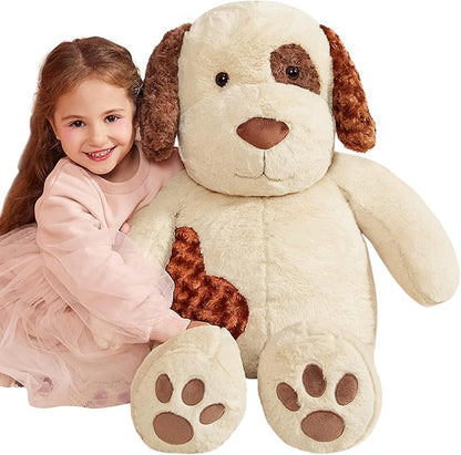 IKASA Giant Dog Labrador Stuffed Animal Plush Toys,Puppy Soft Toy Large Cute Huge Jumbo Big Size Plushie (30 inches,