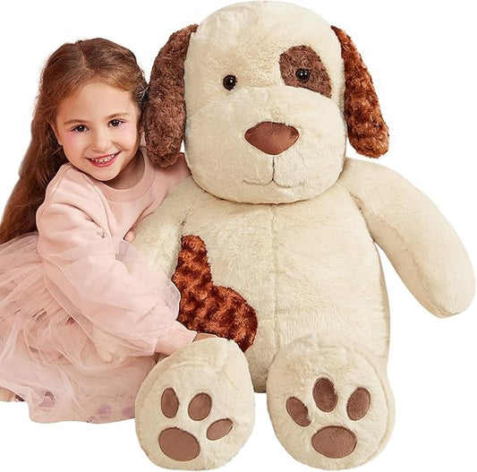 IKASA Giant Dog Labrador Stuffed Animal Plush Toys,Puppy Soft Toy Large Cute Huge Jumbo Big Size Plushie (30 inches,