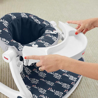 Fisher-Price Portable Baby Chair Sit-Me-Up Floor Seat With Snack Tray
