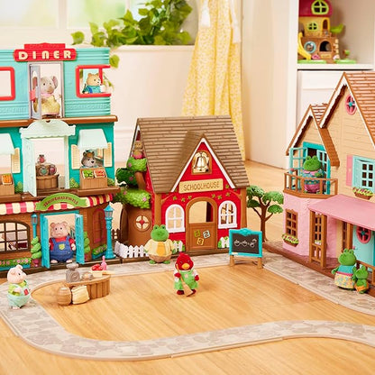 Li’l Woodzeez – 13Pcs Baby Sitter Playset 3 Doll 3+