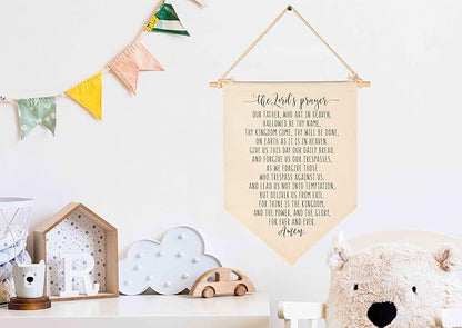 Our Father Who Art In Heaven Hallowed Be Thy Name - The Lord's Prayer Banner