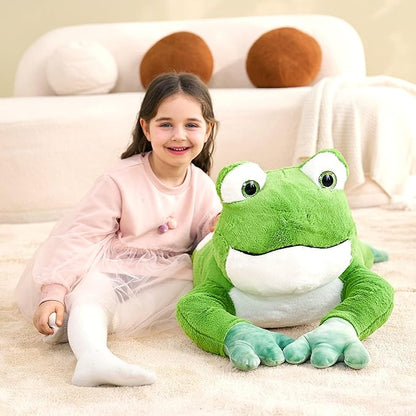 IKASA Giant Frog Stuffed Animal Plush Toy, 30" Large Frog