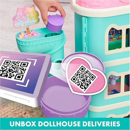 Gabby’s Dollhouse, Purrfect Dollhouse with 15 Pieces including Toy Figures, Furniture, Accessories and Sounds, Kids Toys for Ages 3 and up