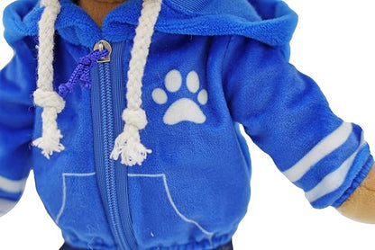 Playtime by Eimmie Plushible Rag Doll Dog - Soft Dolls for Baby Boy, Girls 14 Inch