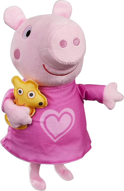 Peppa Pig Peppa’s Bedtime Lullabies Singing Plush Doll, 11 Inch Interactive Stuffed Animal 18 Month