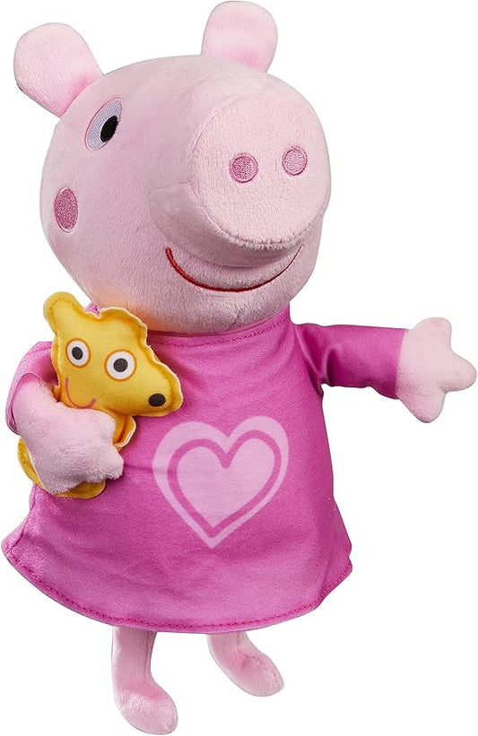 Peppa Pig Peppa’s Bedtime Lullabies Singing Plush Doll, 11 Inch Interactive Stuffed Animal 18 Month