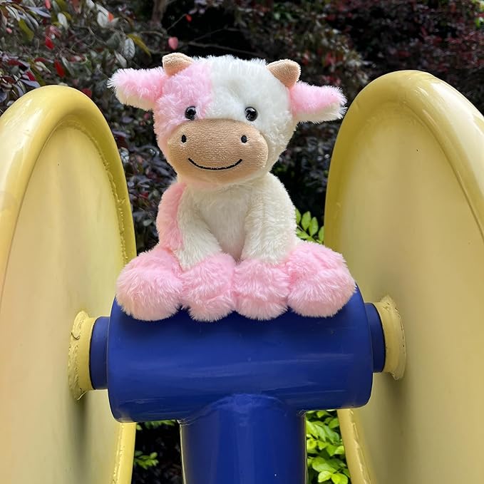 9 inches Cow Stuffed Animal Soft Plush Cute Cow Doll
