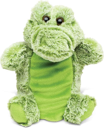 DolliBu Alligator Plush Hand Puppet For Kids - Soft Plush