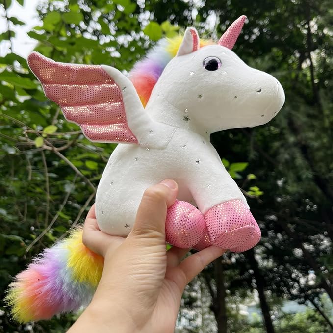 9 inches Unicorn Stuffed Animal Soft Plush Cute Unicorn Doll