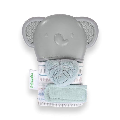 Ingenuity Teething Mitt & Rattle for Baby, BPA-Free Silicone