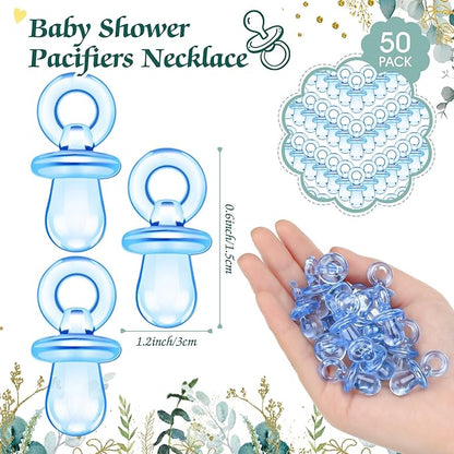 Thyle 51 Pcs Pacifier Hunt Baby Shower Games Include Baby 50 Acrylic
