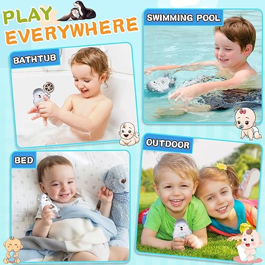Baby Bath Thermometer, Newborn Bath and Room Temperature Thermometer Safety Floating Toy