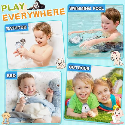 Baby Bath Thermometer, Newborn Bath and Room Temperature Thermometer Safety Floating Toy