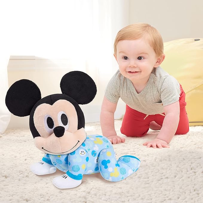 Disney Baby Musical Crawling Pals Plush, Mickey